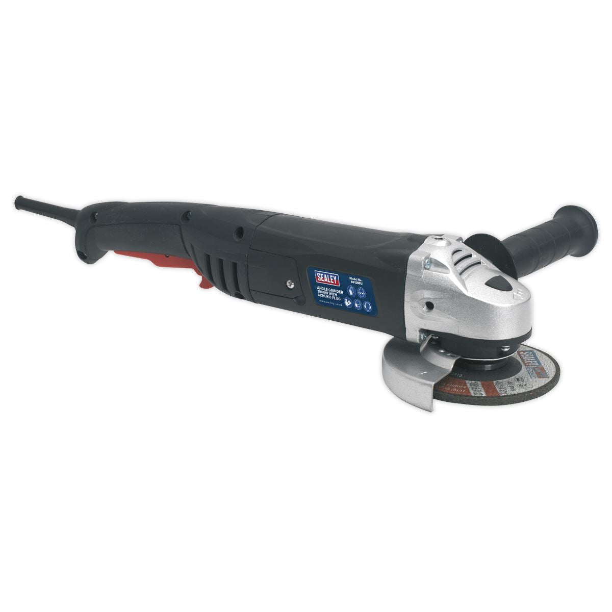 Sealey Angle Grinder Ø125mm 1000W/230V with Schuko Plug