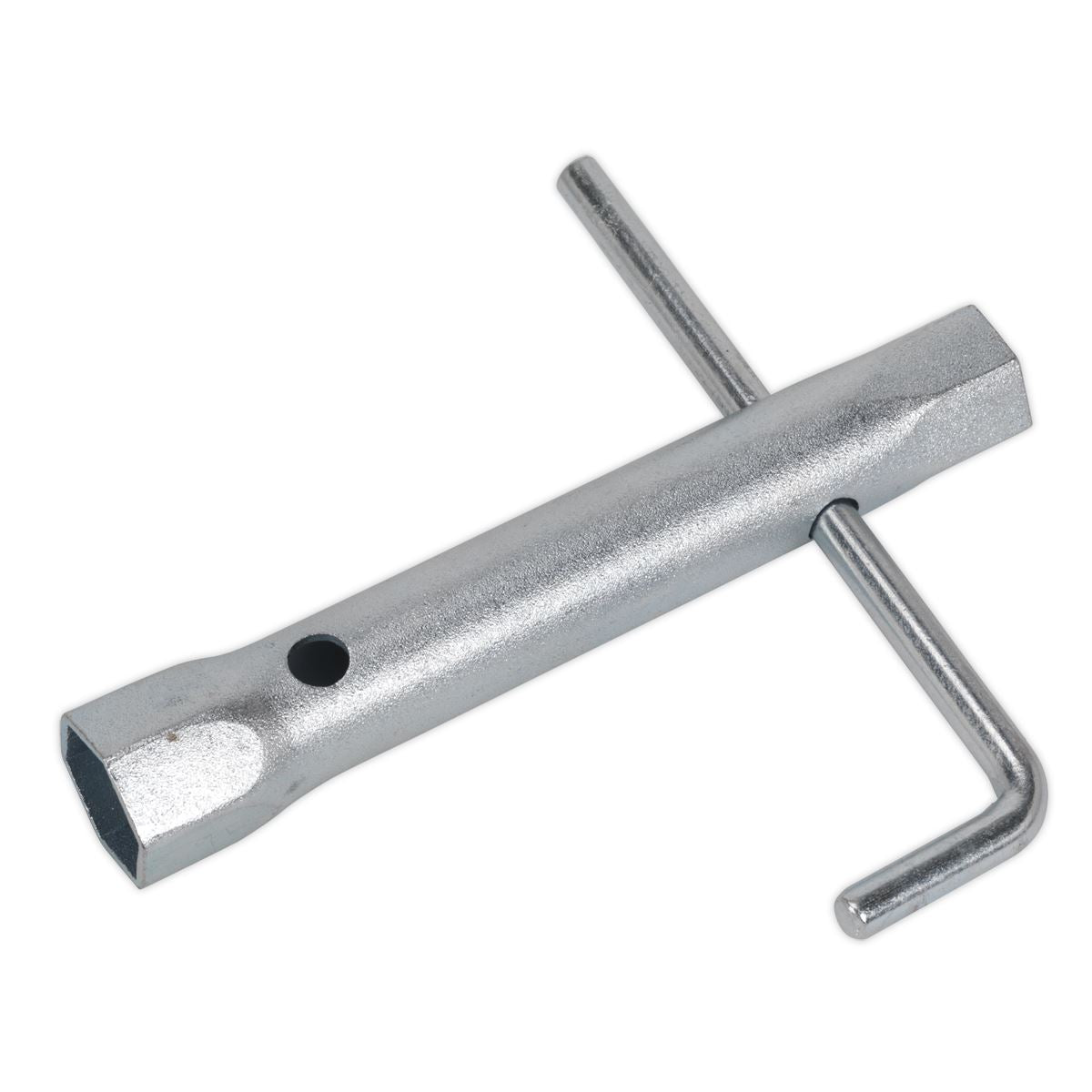 Sealey Double End Long Reach Spark Plug Box Spanner 17/21mm with L-Bar