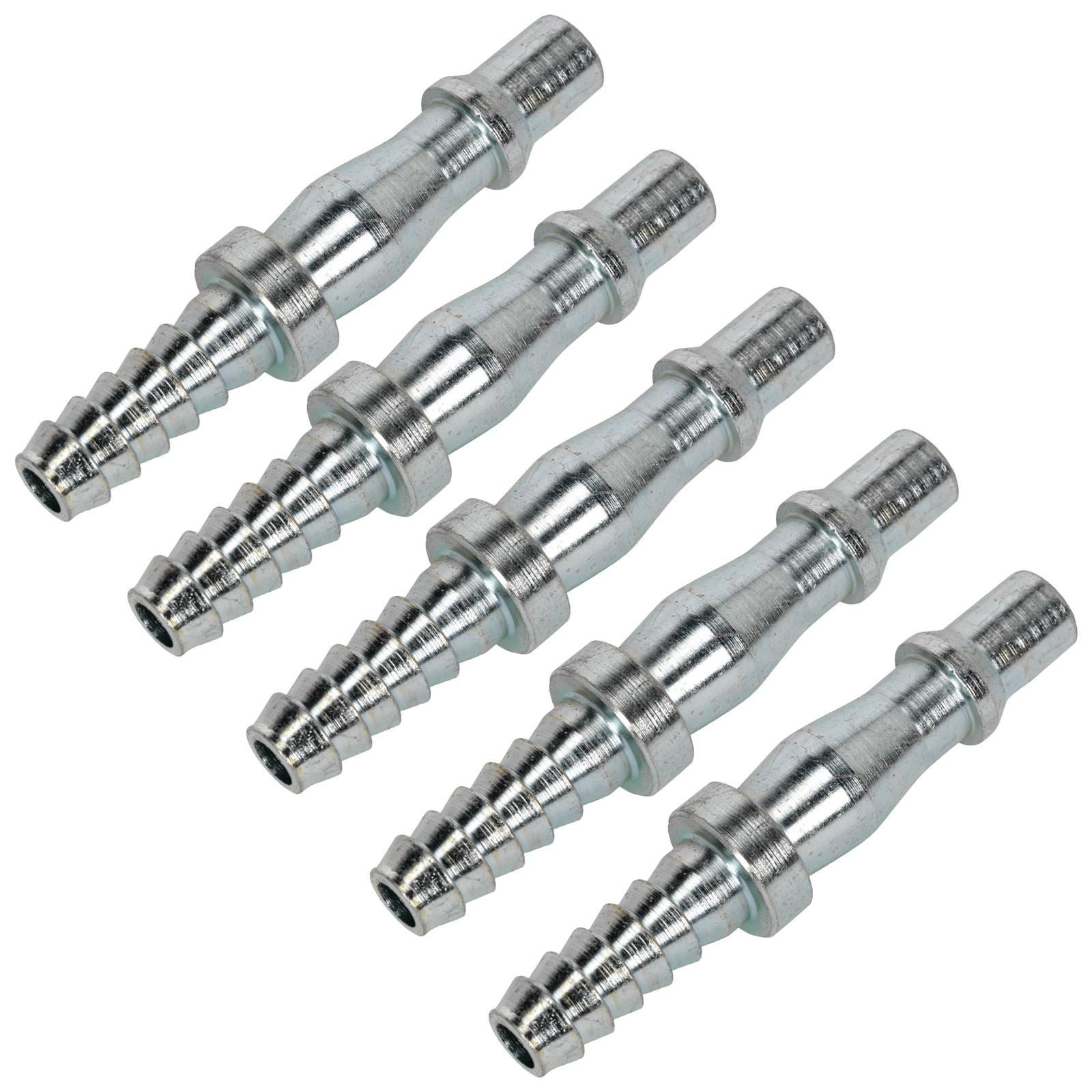 Sealey 5 Pack Hose End Tailpiece Adaptor Bayonet 1/4" Bore Connector Hose Coupler