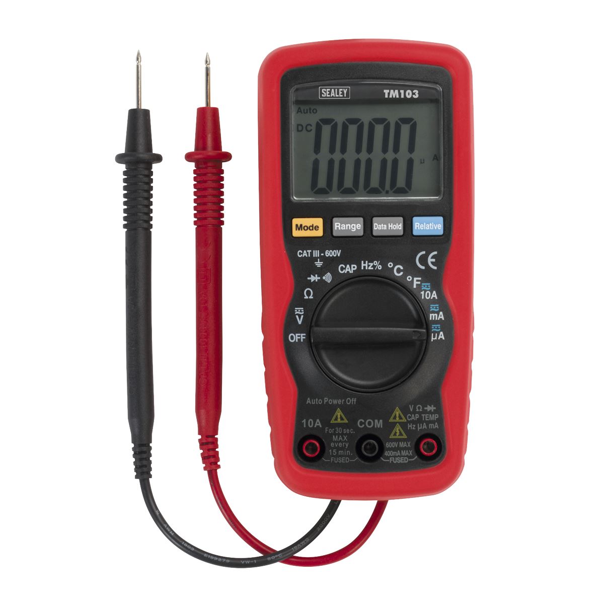 Sealey Professional Auto-Ranging Digital Multimeter - 11-Function