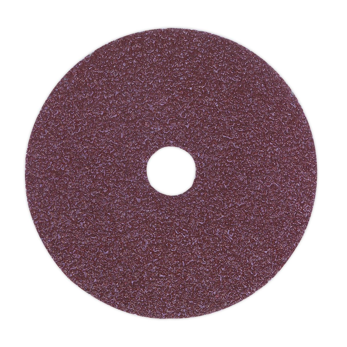 Sealey Sanding Disc Fibre Backed Ø100mm 50Grit Pack of 25