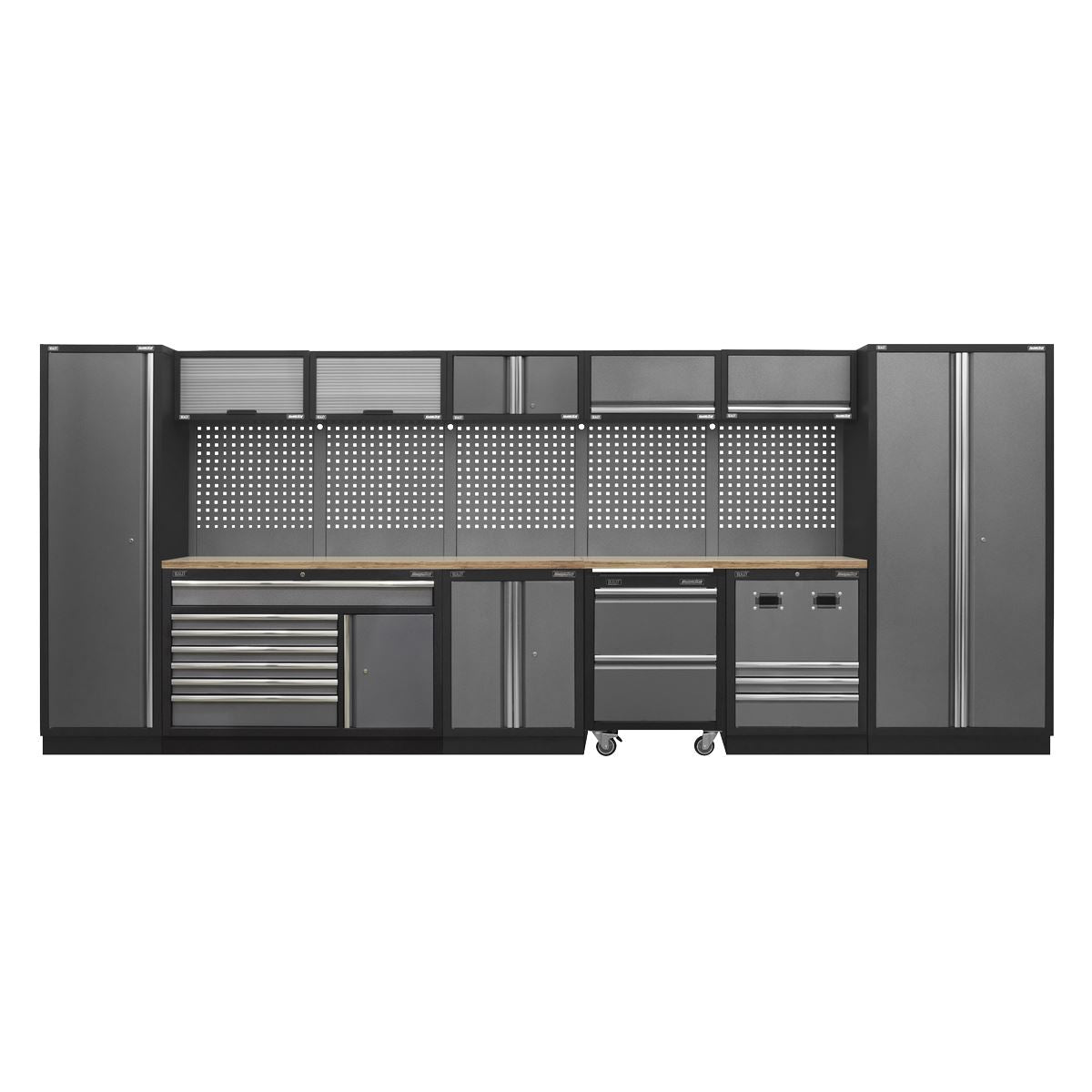 Sealey Superline Pro Superline PRO® 4.9m Storage System - Pressed Wood Worktop