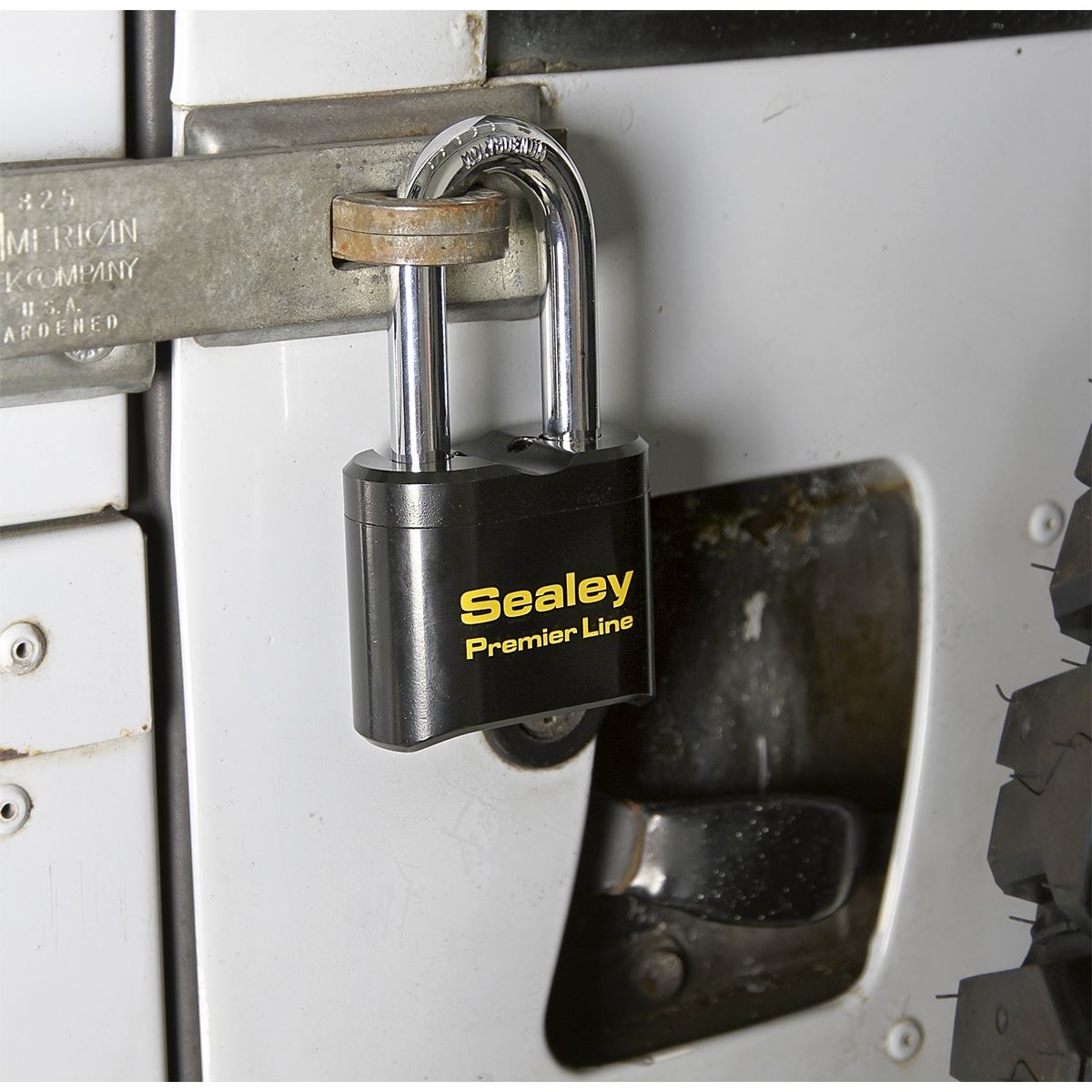 Sealey Premier Steel Body Combination Padlock Long Shackle 62mm