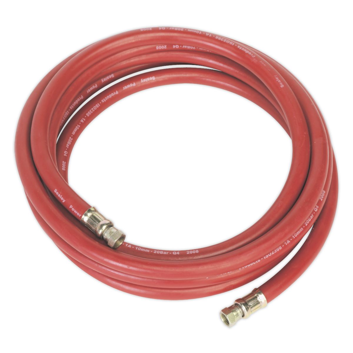 Sealey Air Hose 5m x Ø10mm with 1/4"BSP Unions
