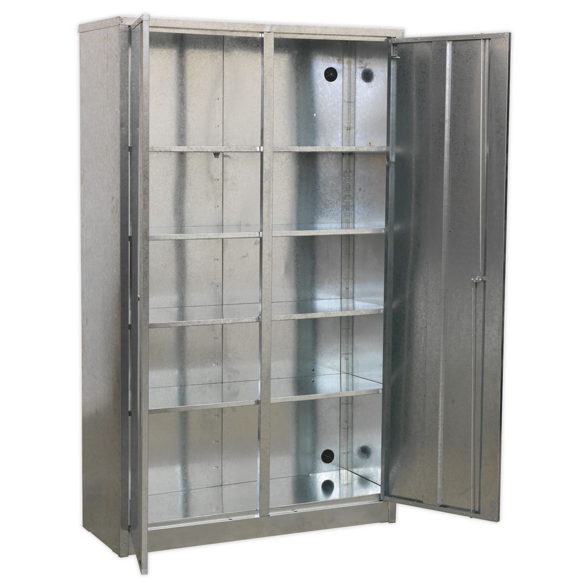 Sealey Galvanized Steel Floor Cabinet 4-Shelf Extra-Wide