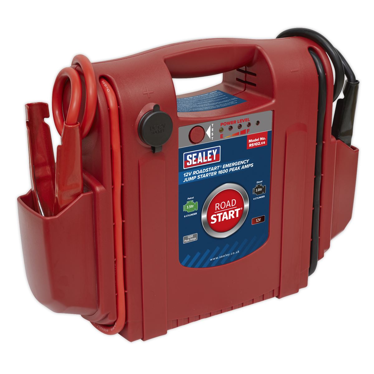 Sealey RoadStart® Emergency Jump Starter 12V 1600 Peak Amps