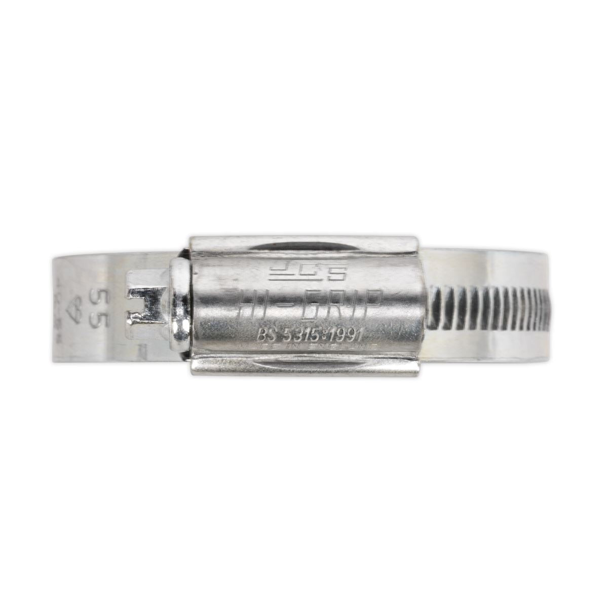 Sealey HI-GRIP® Hose Clip Zinc Plated Ø90-120mm Pack of 10