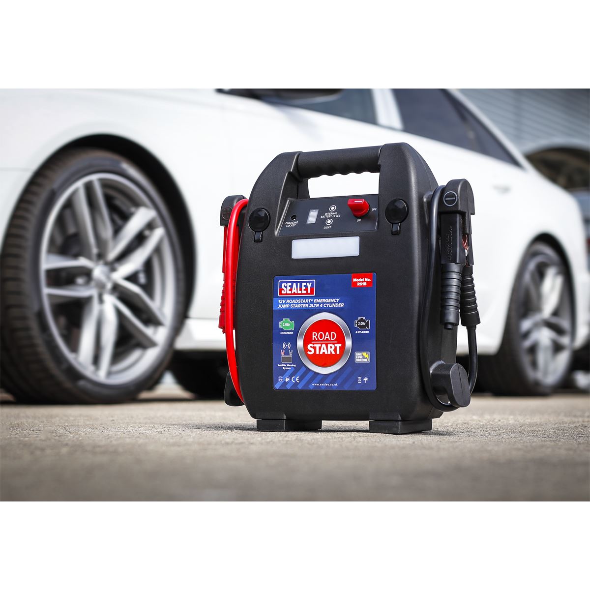 Sealey RoadStart® Emergency Jump Starter 12V 2L 4-Cylinder