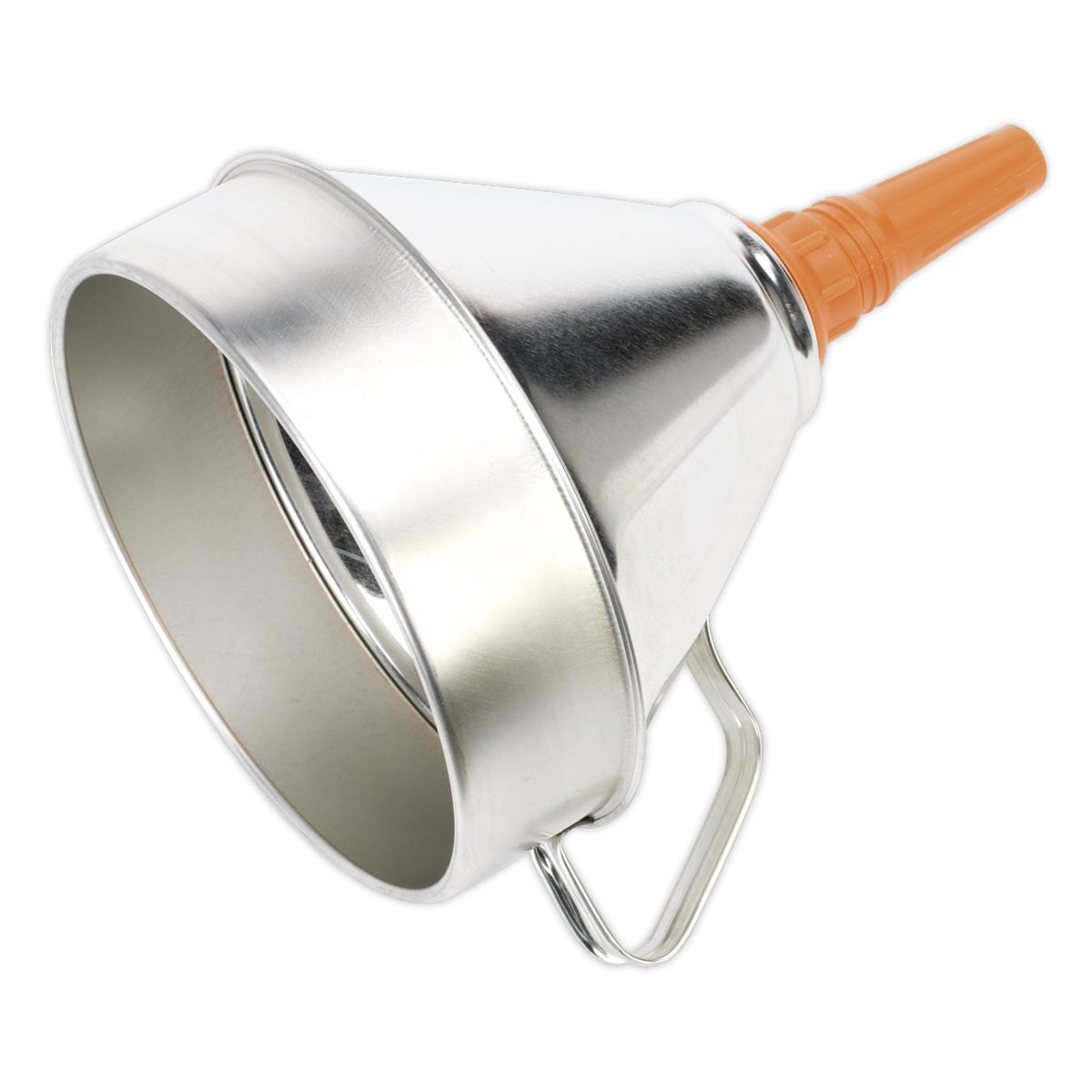 Sealey Funnel Metal with Filter Ø200mm
