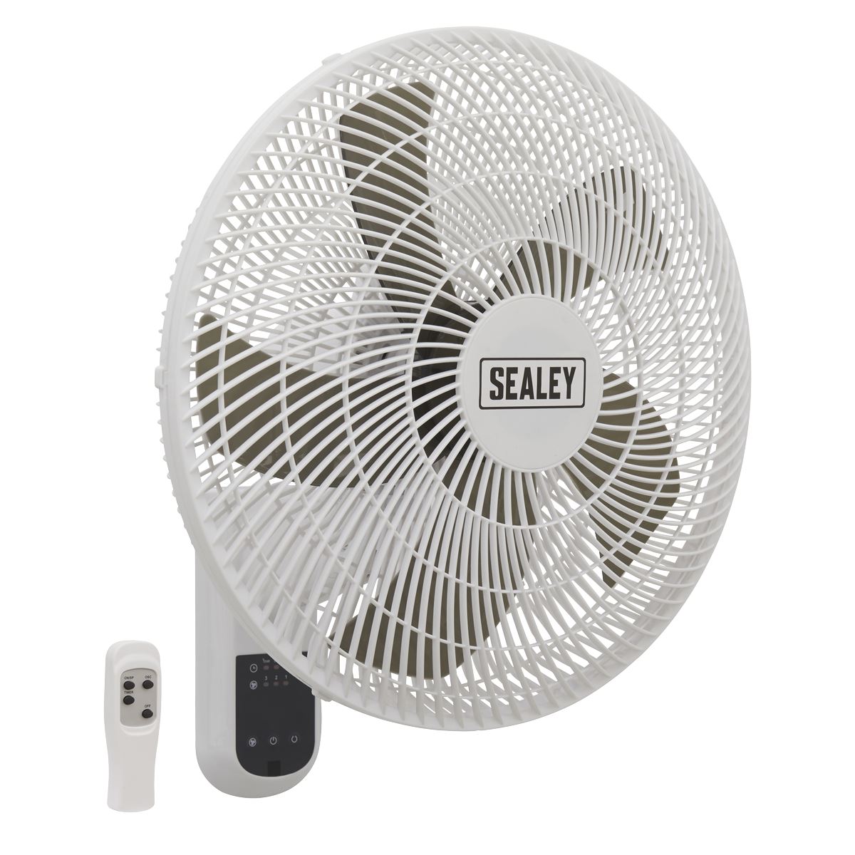 Sealey Wall Fan Remote Control 18" 3-Speed 230V Air Cooler