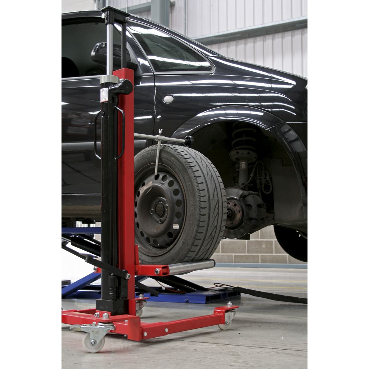 Sealey Wheel Removal/Lifter Trolley 80kg Quick Lift