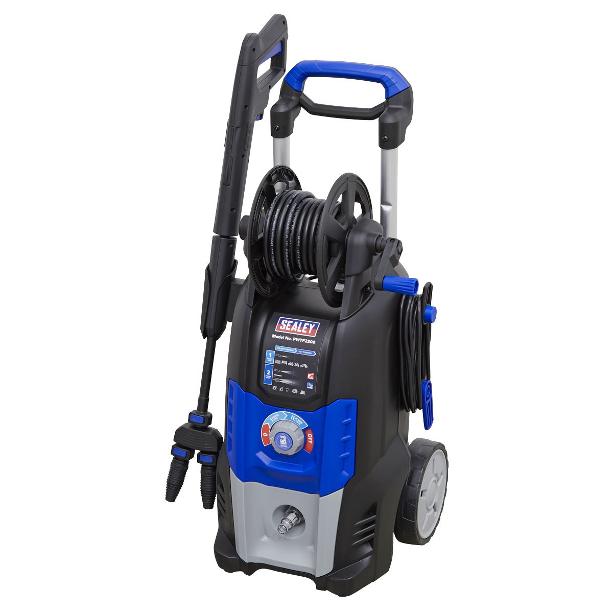 Sealey Pressure Washer 150bar 810L/hr Twin Pump with TSS & Rotablast® Nozzle