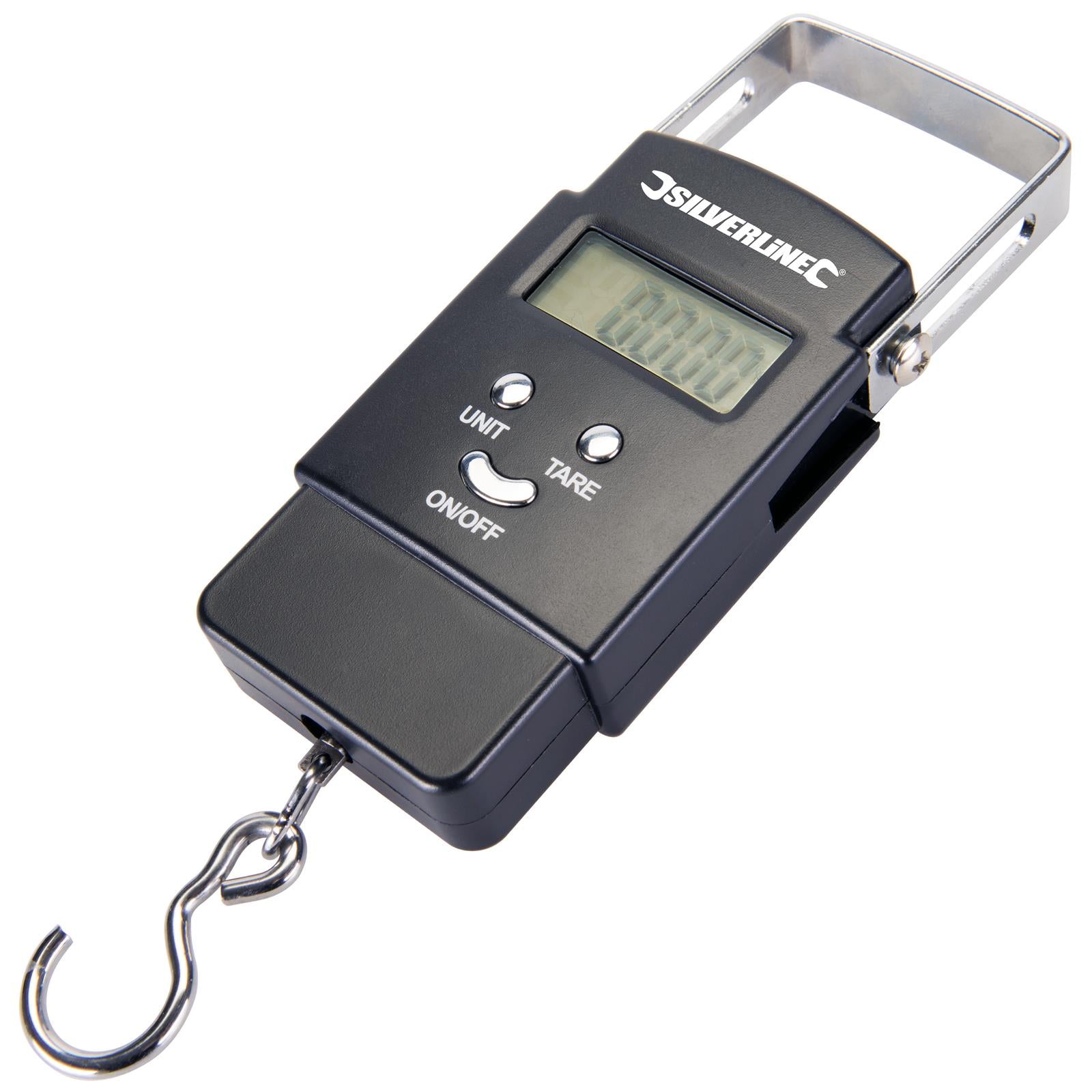 Silverline 50kg Electronic Pocket Balance Weighing Scales Metric Imperial