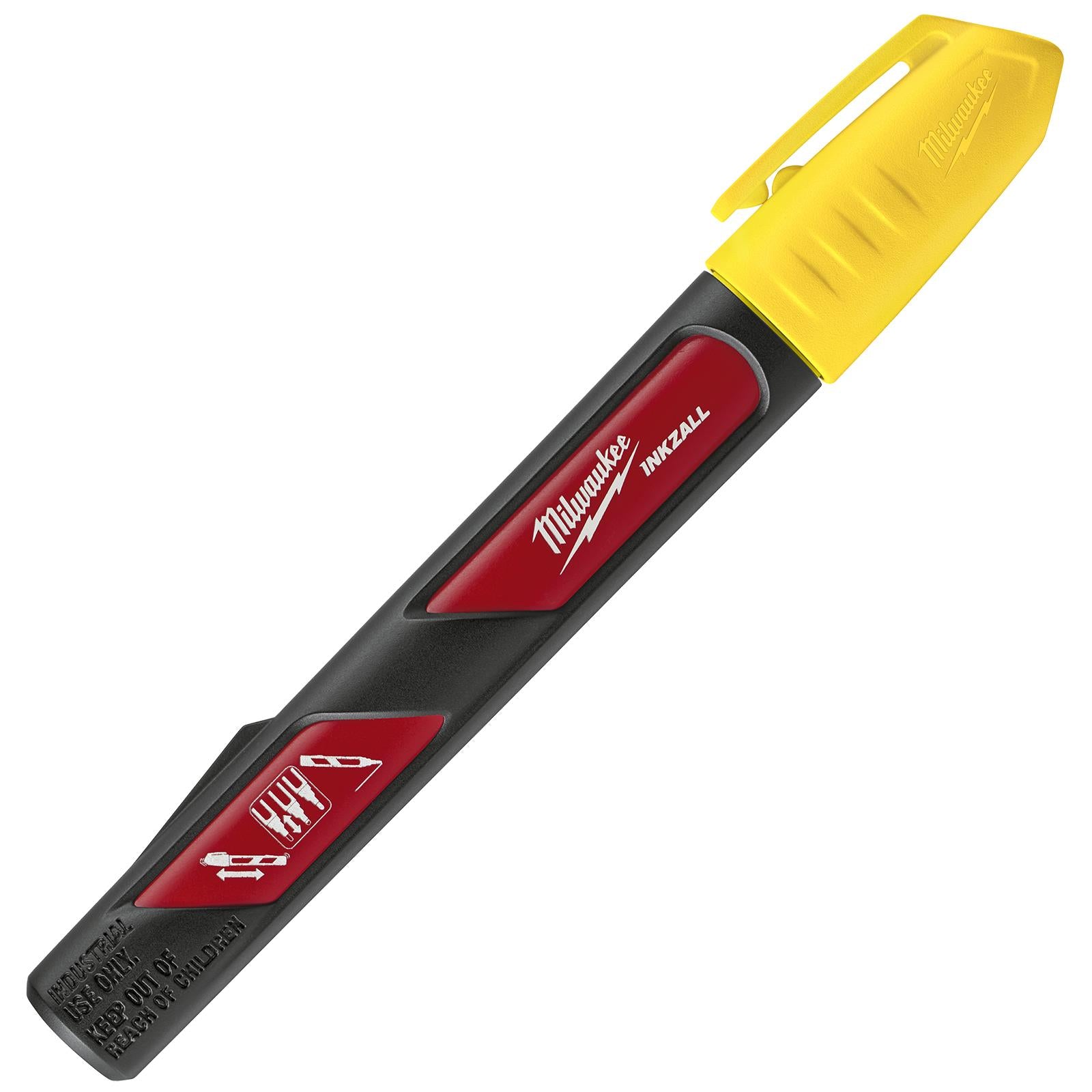 Milwaukee INKZALL Liquid Paint Marker Pen Yellow