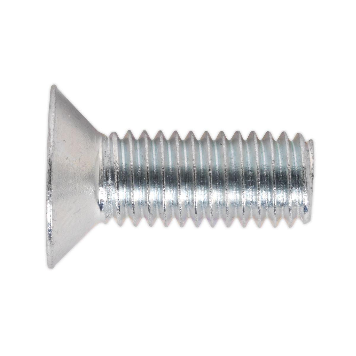 Sealey Machine Screw M8 x 20mm Countersunk Pozi Zinc Pack of 50