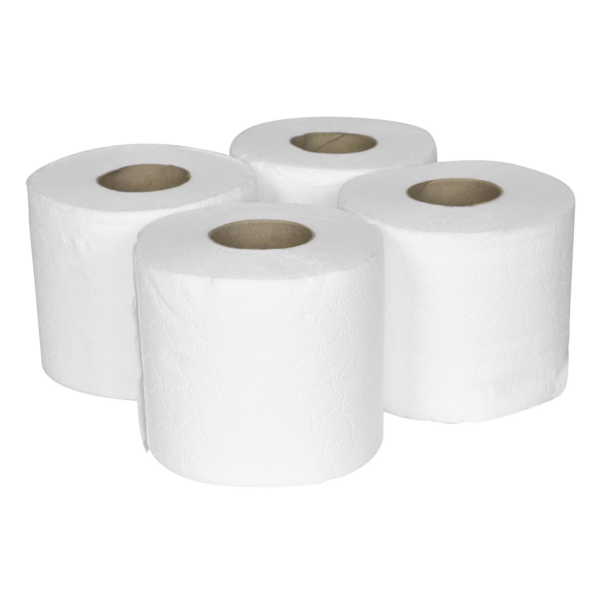 Sealey Plain White Toilet Roll - Pack of 4 x 10 (40 Rolls)