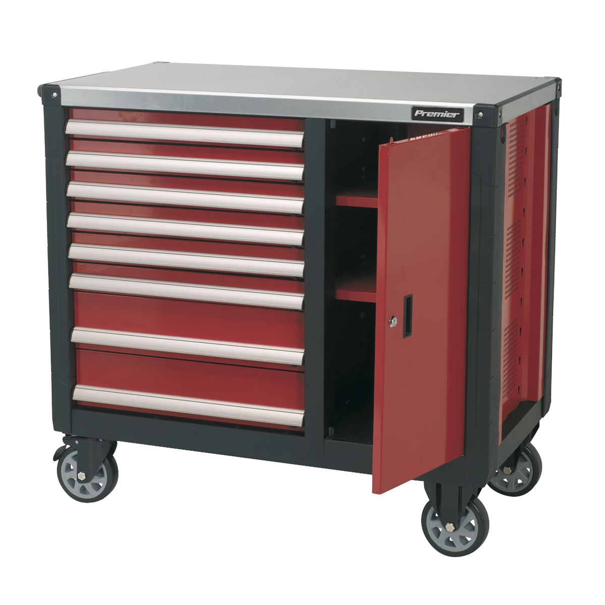 Sealey Premier Mobile Workstation 8 Drawer with Ball-Bearing Slides