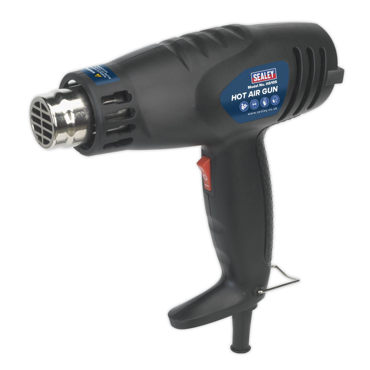 Sealey 1600W Hot Air Gun 2 Speed 370°C/500°C Paint Vinyl Stripper Heat Gun