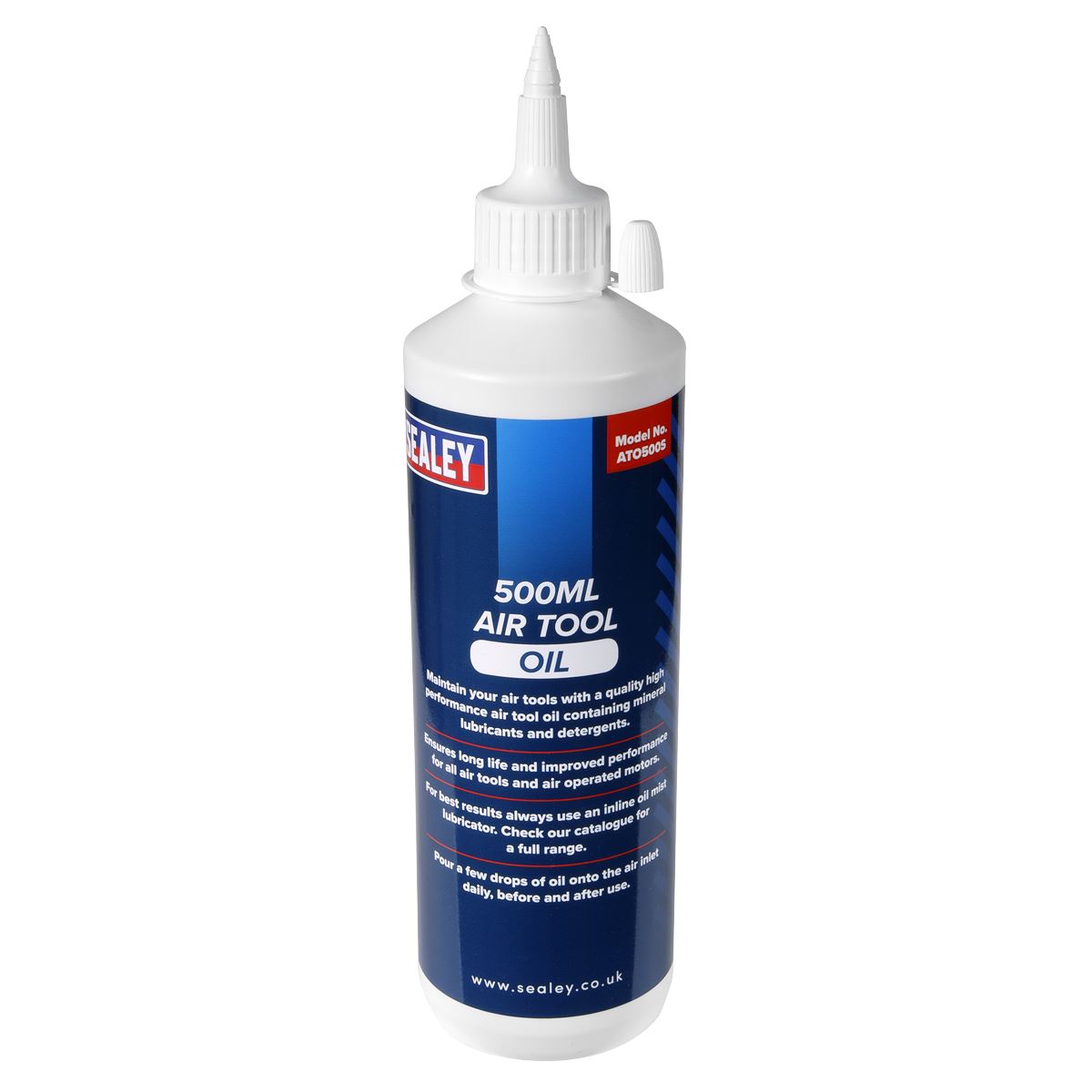 Sealey 500ml High Performance Air Tool Oil Lubricant Airline Tools Maintain