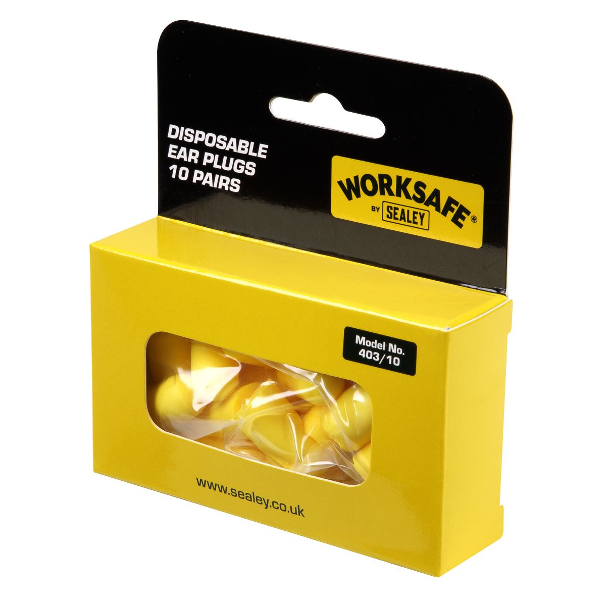 Worksafe by Sealey Ear Plugs Disposable - 10 Pairs