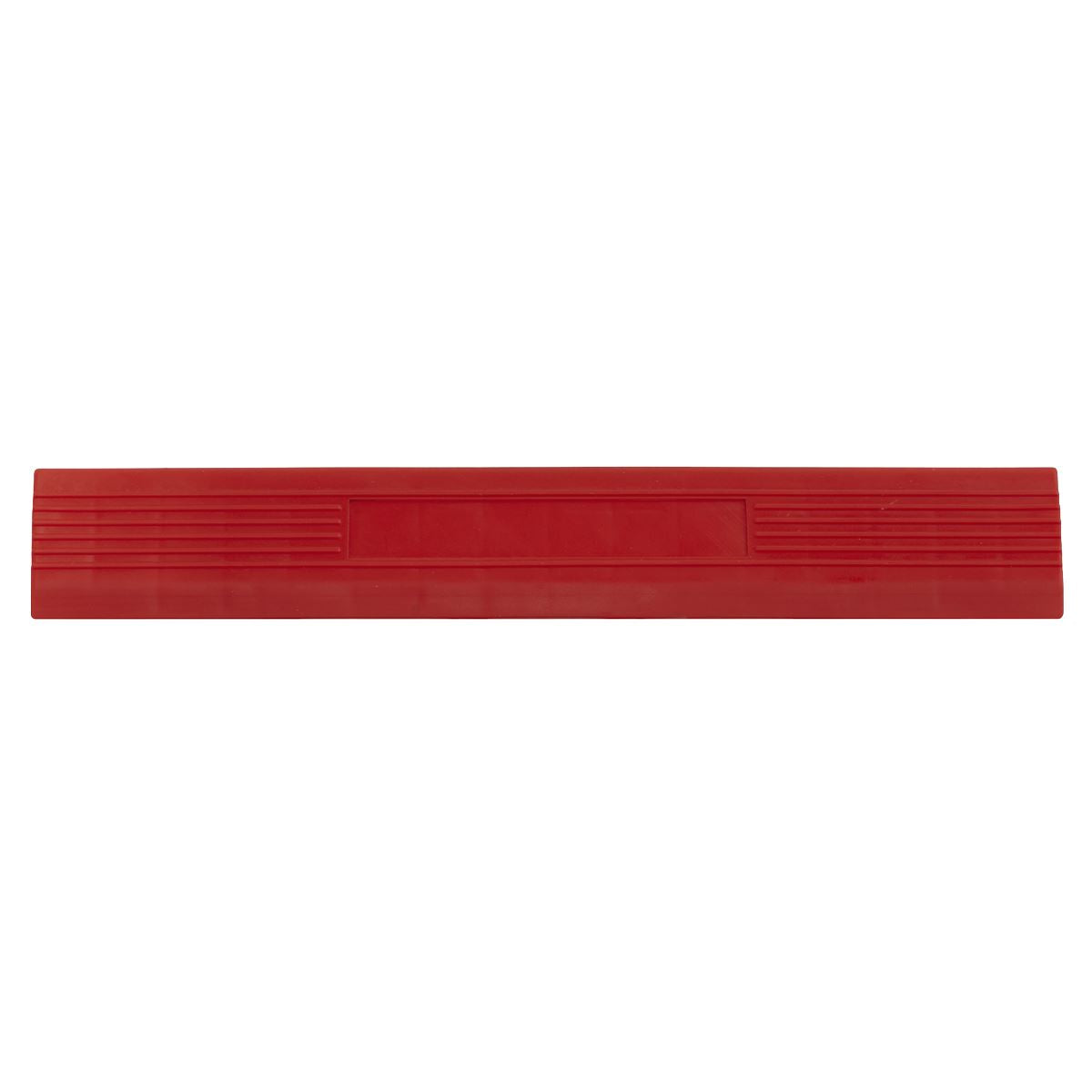 Sealey Polypropylene Floor Tile Edge 400 x 60mm Red Male - Pack of 6