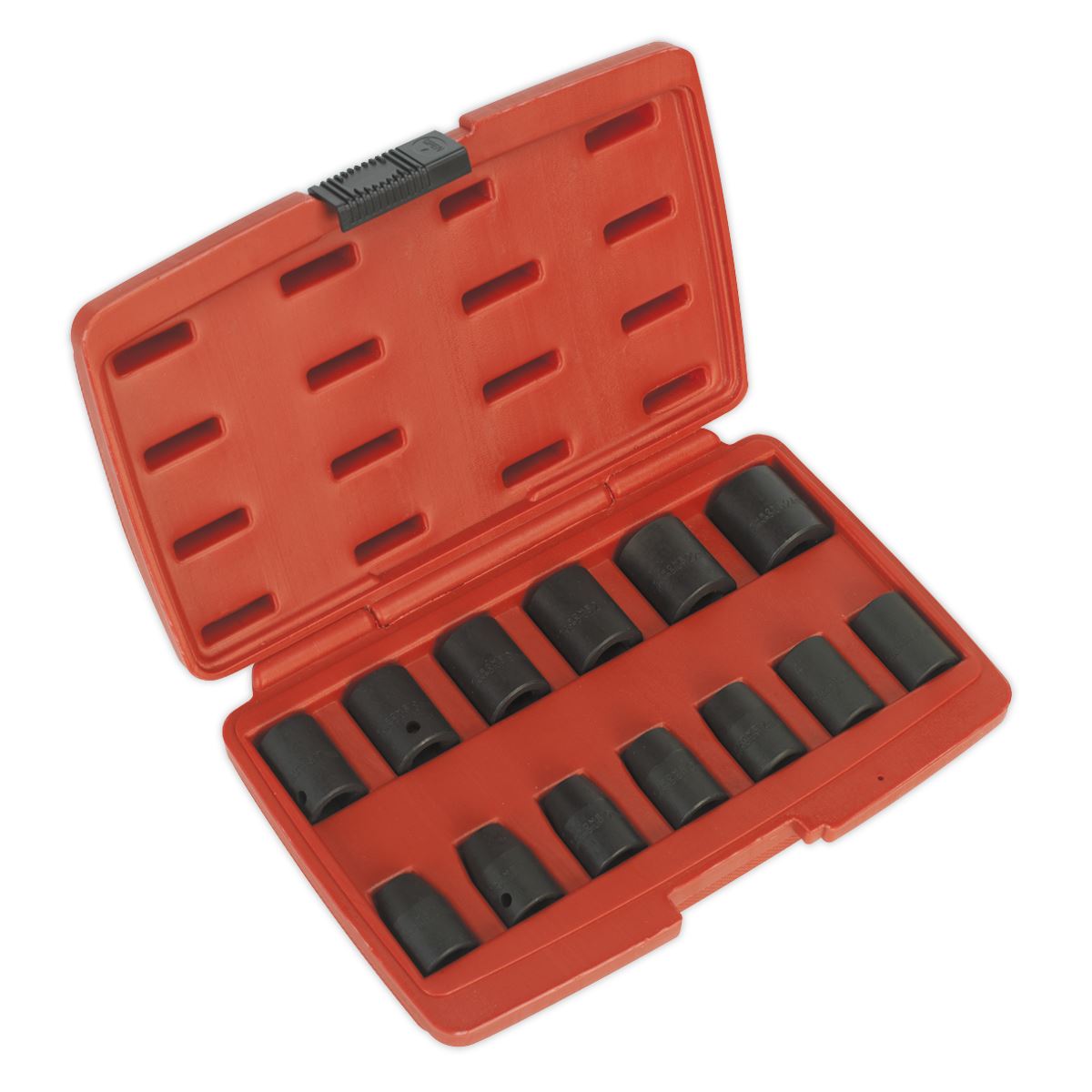 Sealey Impact Socket Set 13 Piece 1/2" Drive Metric 10-24mm Premier