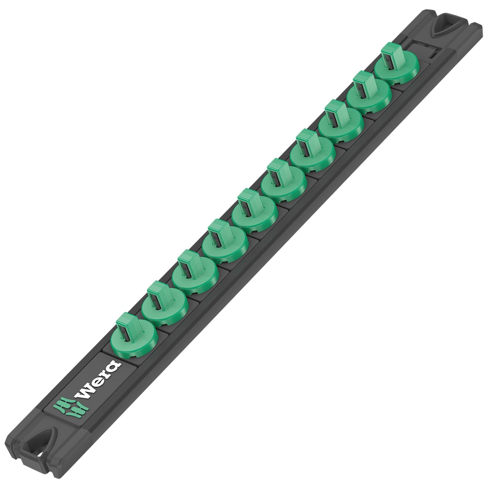 Wera Magnetic Socket Rail 1/4" Drive Twist to Unlock 9600 Empty 10 Socket Capacity 270mm