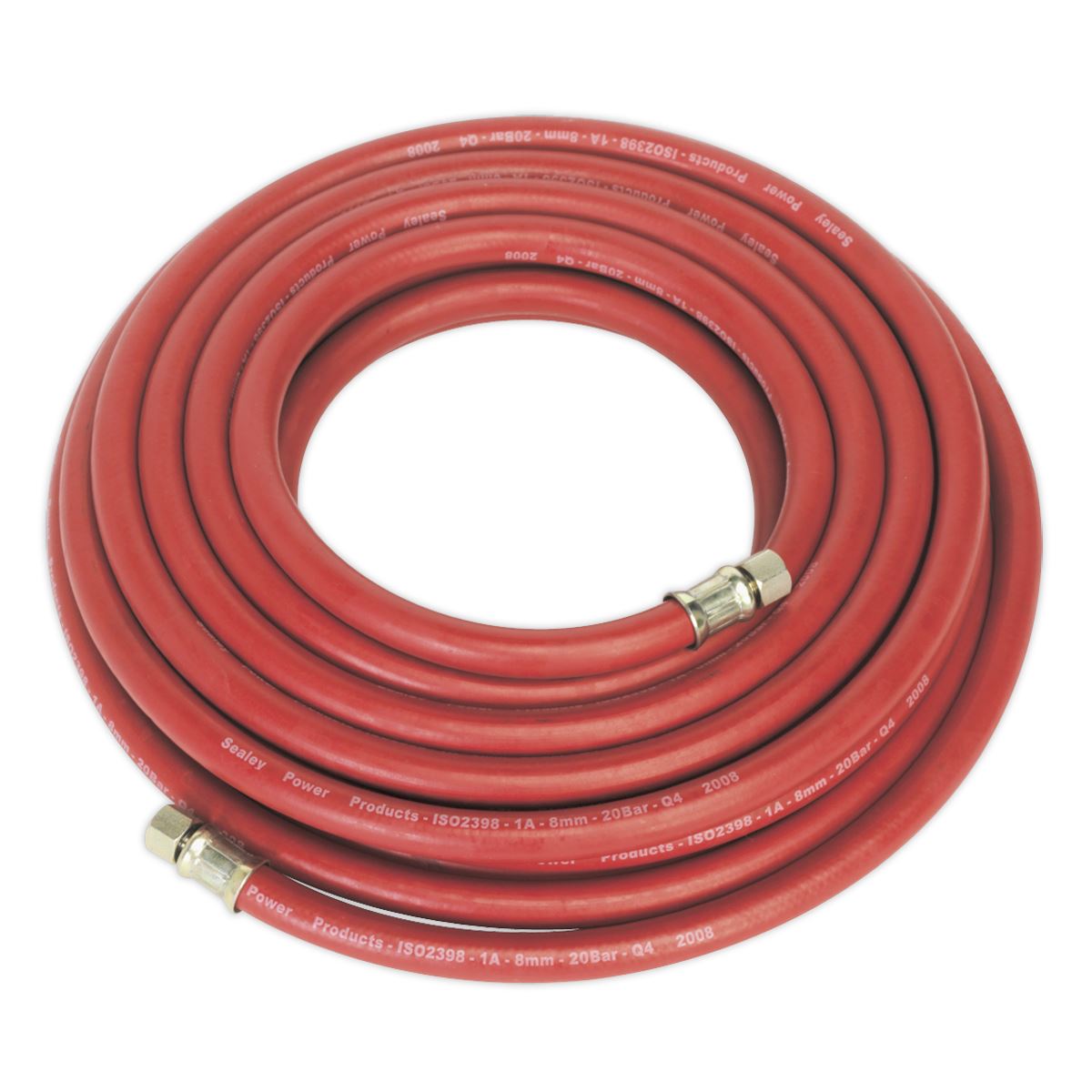 Sealey Air Hose 10m x Ø8mm with 1/4"BSP Unions