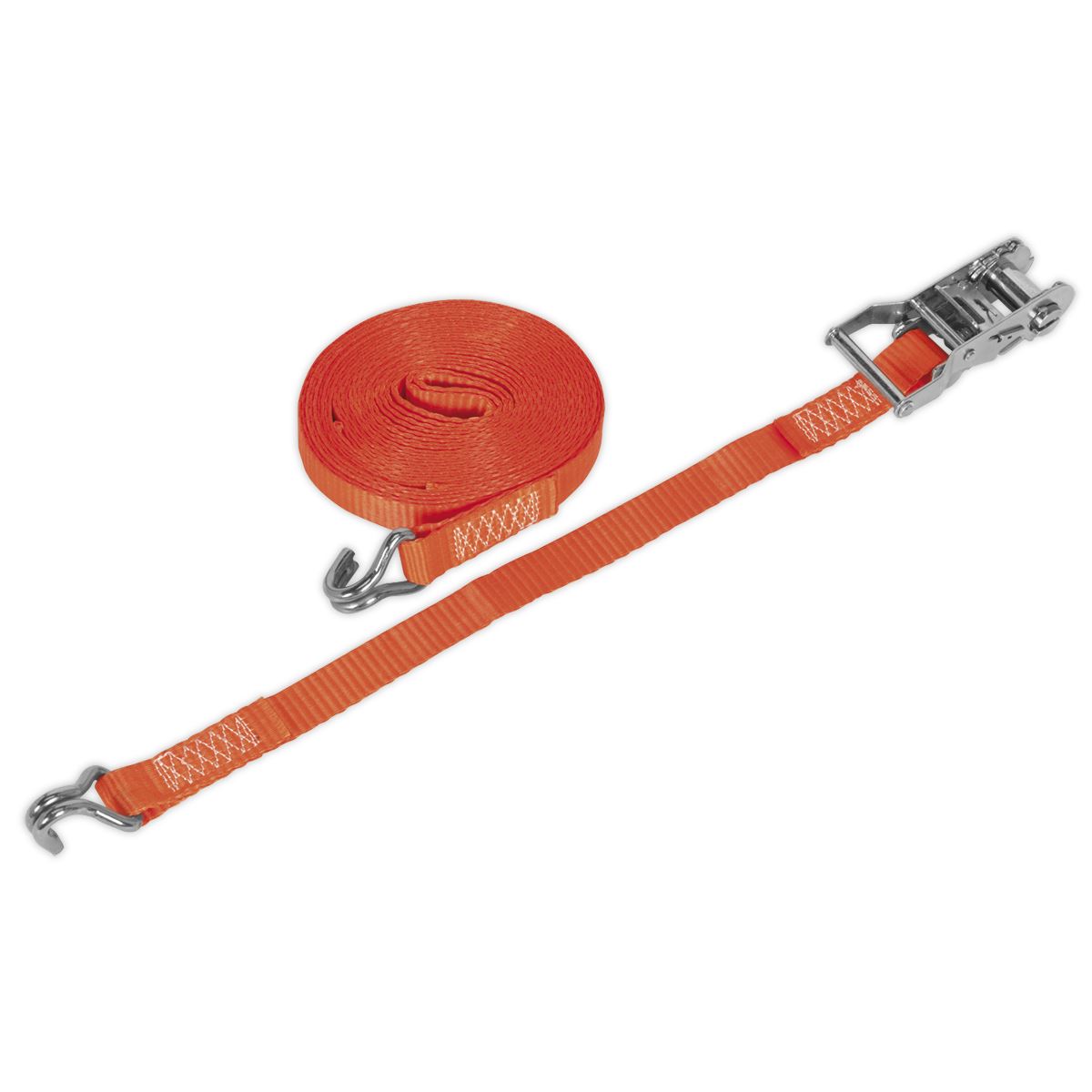 Sealey Ratchet Strap 25mm x 10m Polyester Webbing 1500kg Breaking Strength