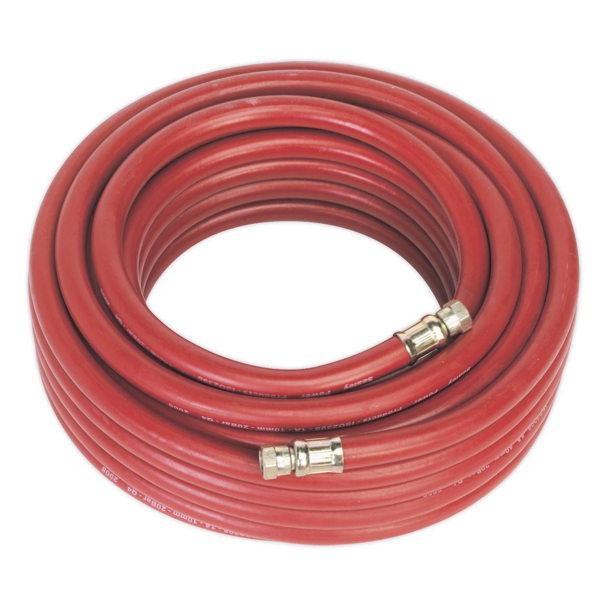 Sealey Air Hose 15m x Ø10mm with 1/4"BSP Unions
