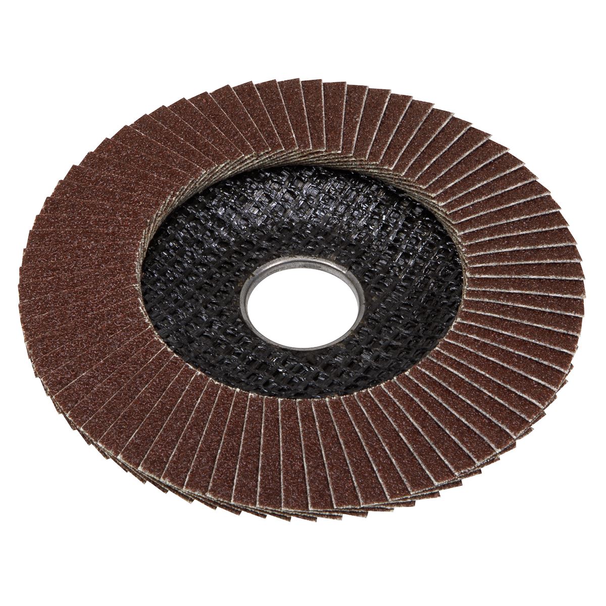 Sealey Flap Disc Aluminium Oxide Ø125mm Ø22mm Bore 120Grit