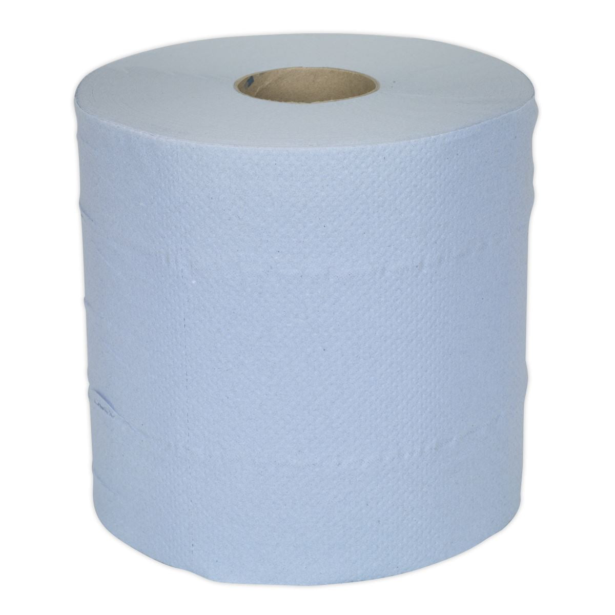 Sealey Paper Roll Blue 2-Ply Embossed 150m Pack of 6