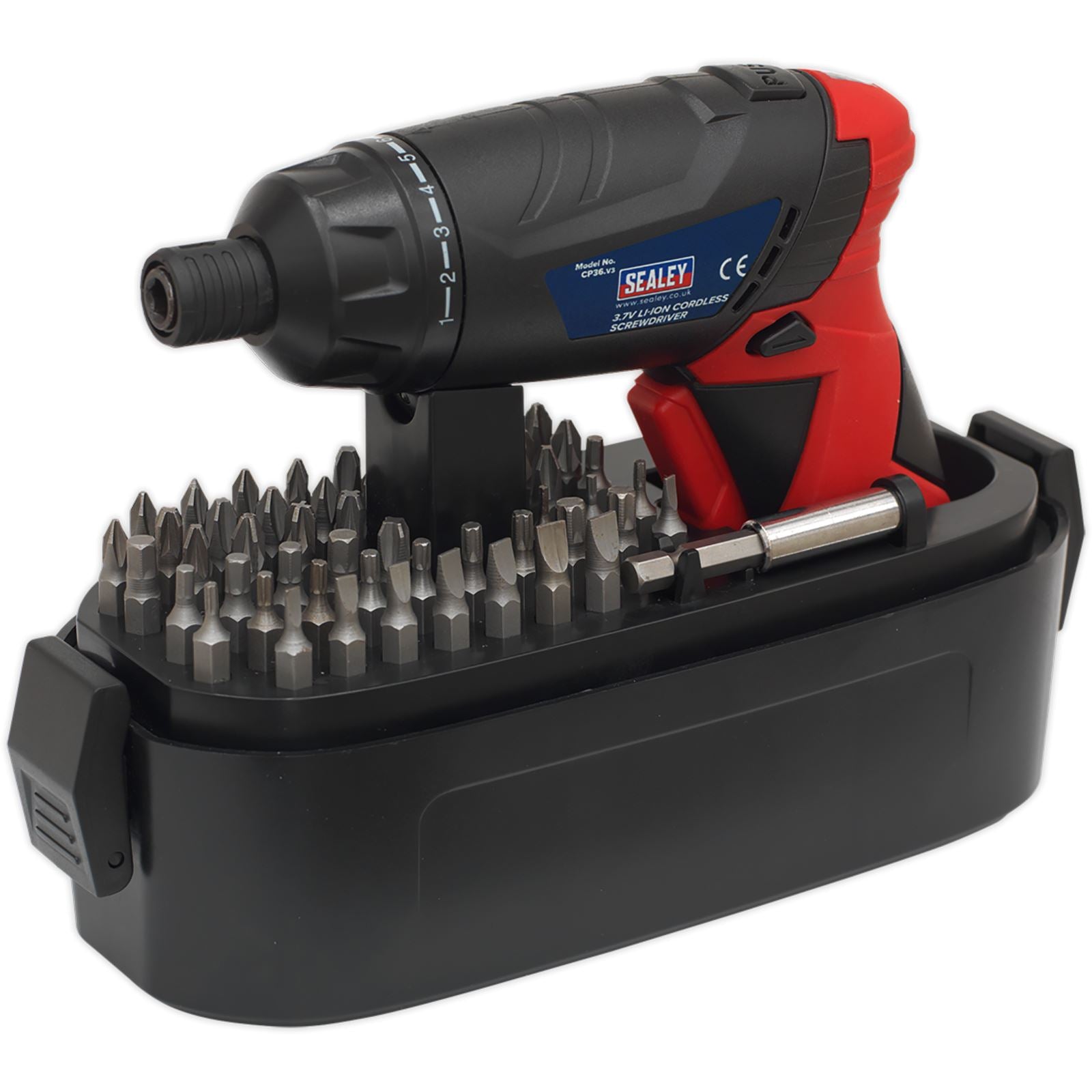 Sealey 53 Piece Cordless Screwdriver Set 3.6V Lithium-Ion