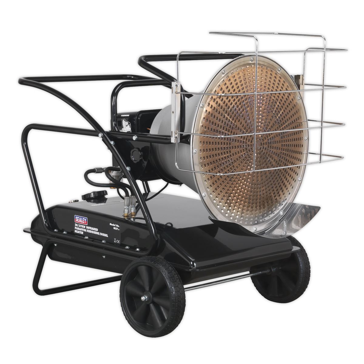 Sealey Infrared Space Warmer® Kerosene/Diesel Heater with Wheels 136,000Btu/hr