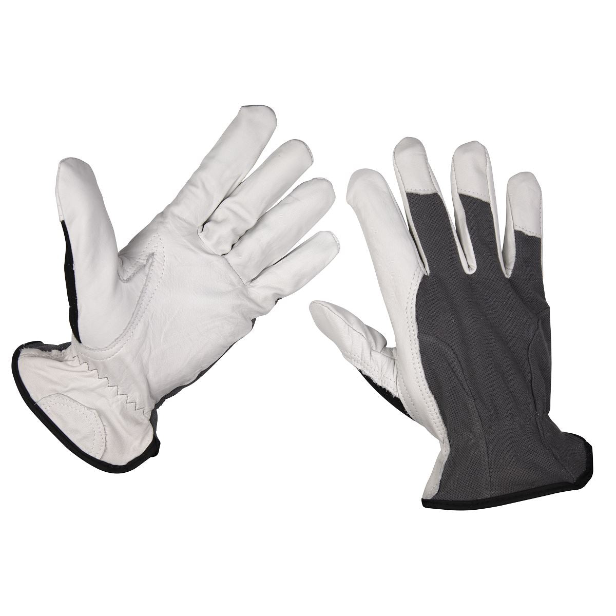 Worksafe by Sealey Super Cool Hide Gloves Large - Pair
