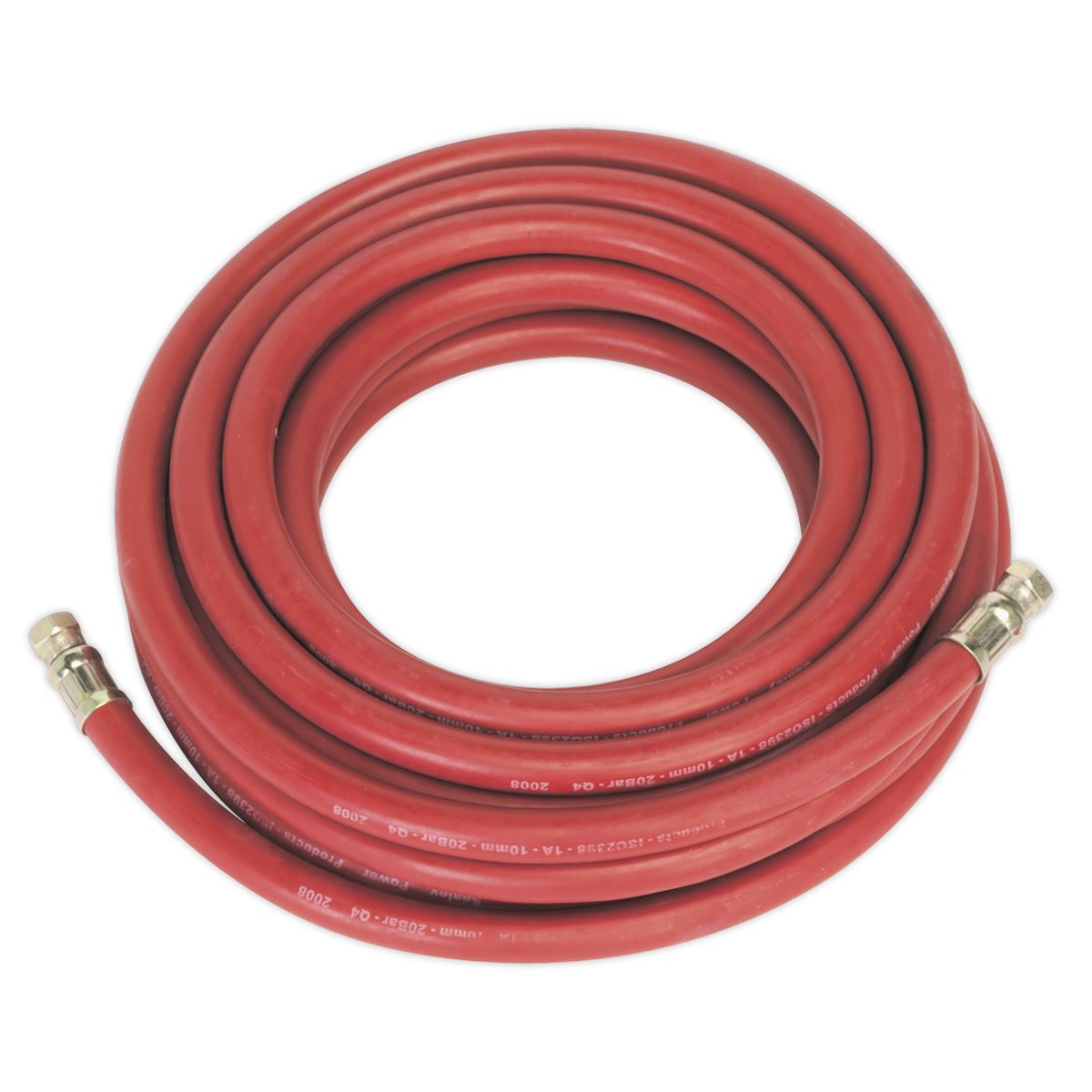 Sealey Air Hose 10m x Ø10mm with 1/4"BSP Unions