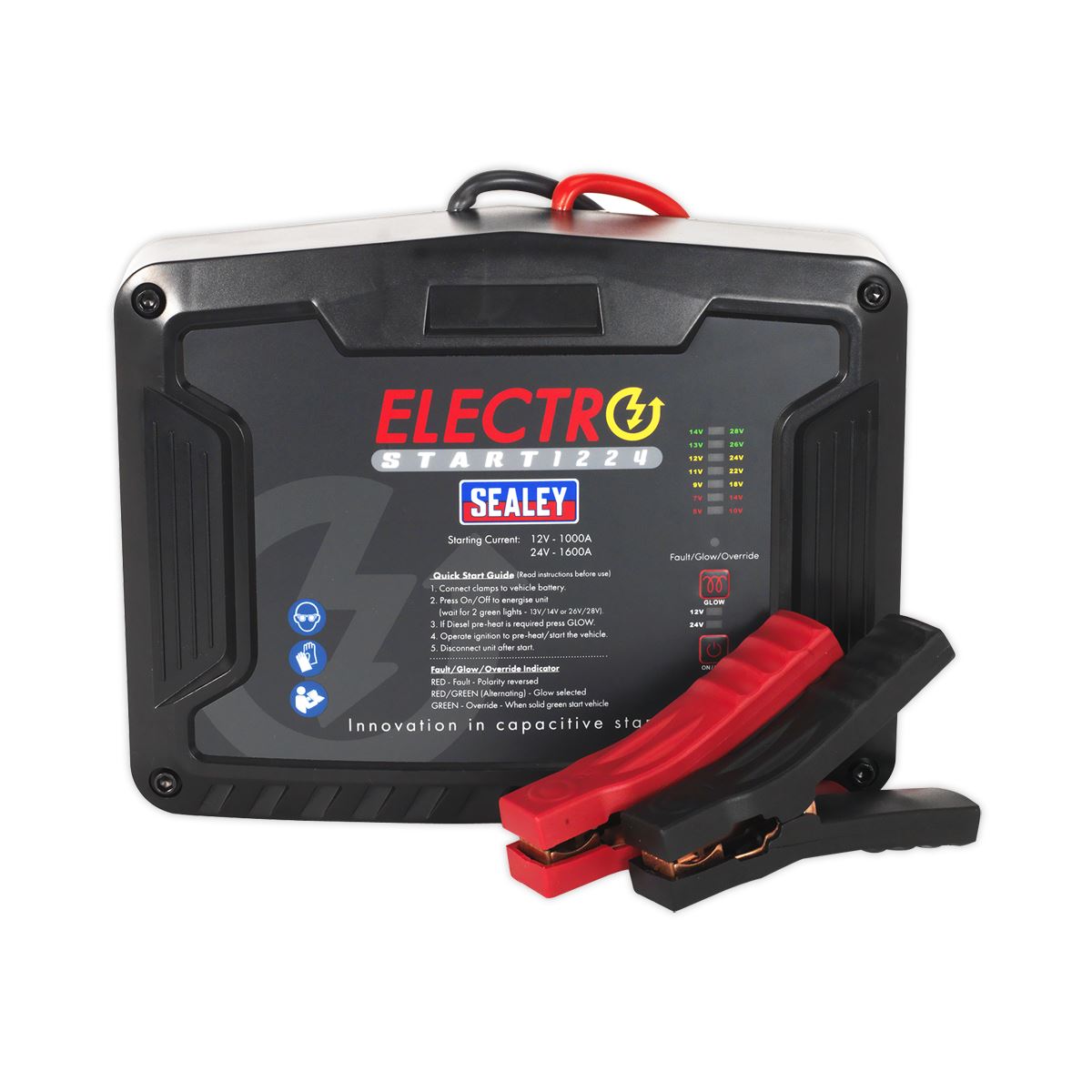 Sealey ElectroStart® Batteryless Power Start 1000/1600A 12/24V