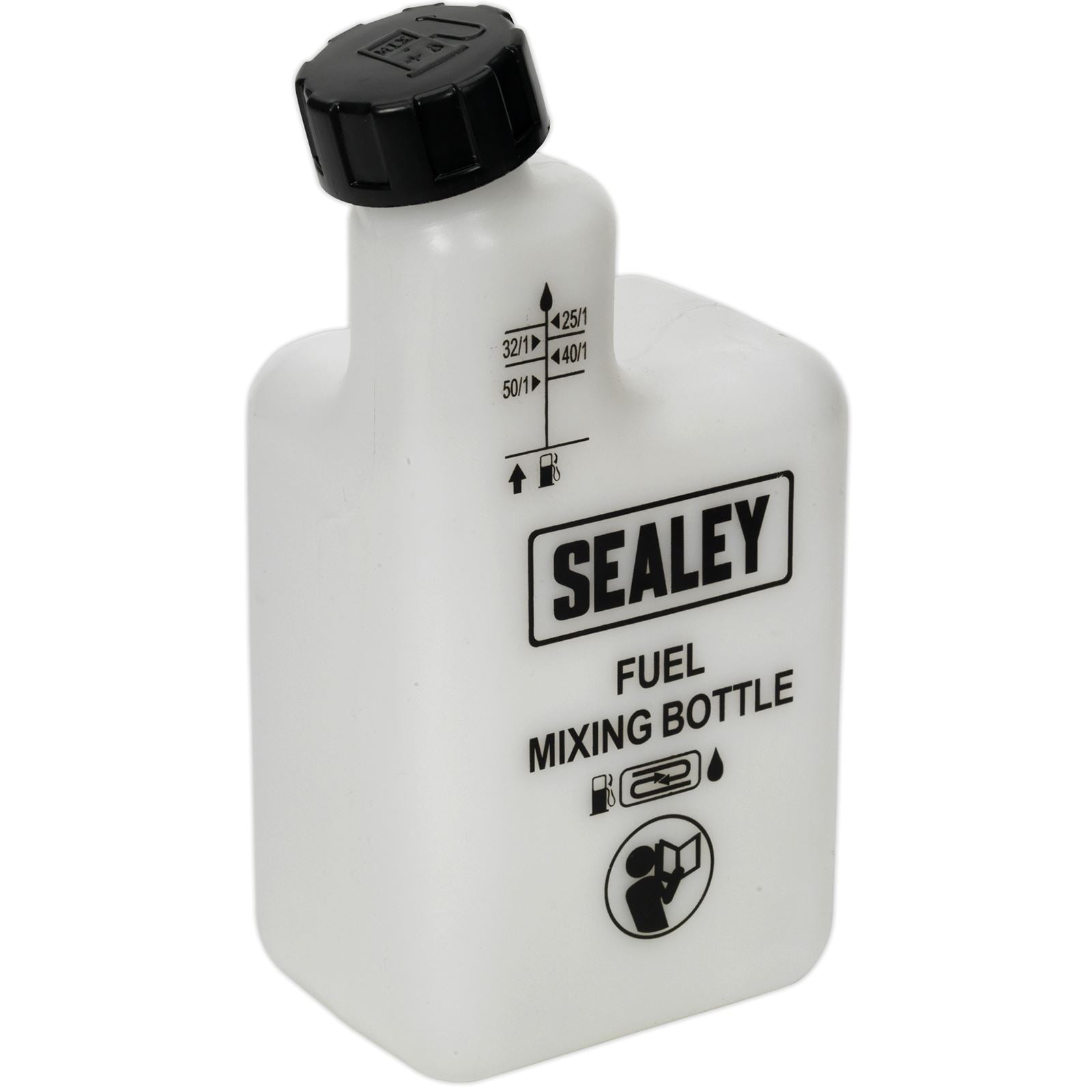 Sealey 1 Litre 2 Stroke Petrol/Fuel Mixing Bottle Engine Oil Ratios Car Motorbike