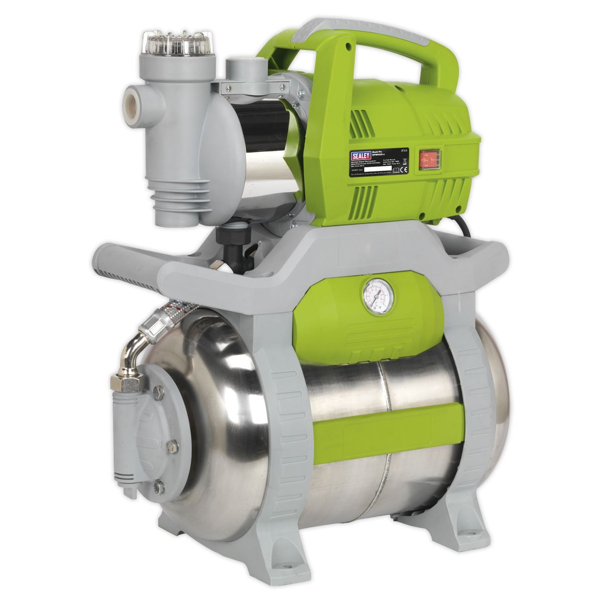 Sealey Surface Mounted Booster Pump Stainless Steel 62ltr/min