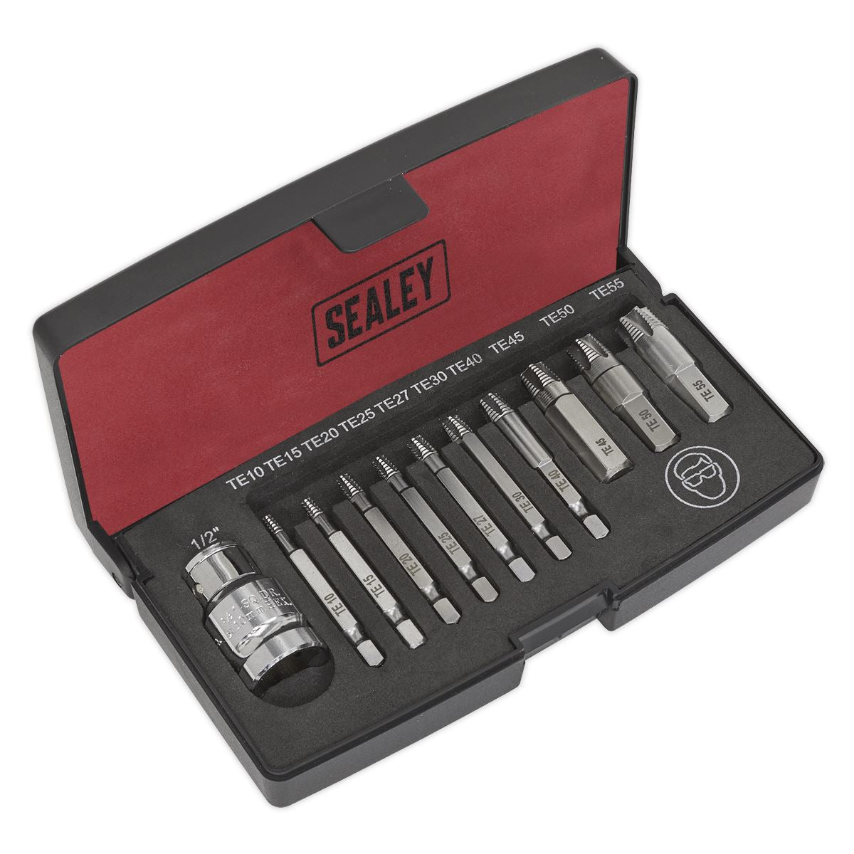 Sealey 11 Piece Trx-Star Fitting Screw Extractor Set E10-E55