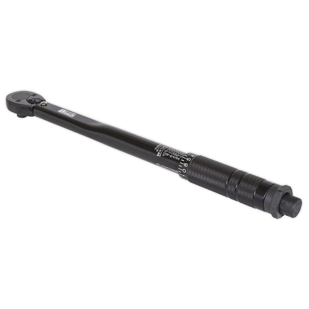 Sealey Premier Black Micrometer Torque Wrench 3/8"Sq Drive Calibrated Premier Black