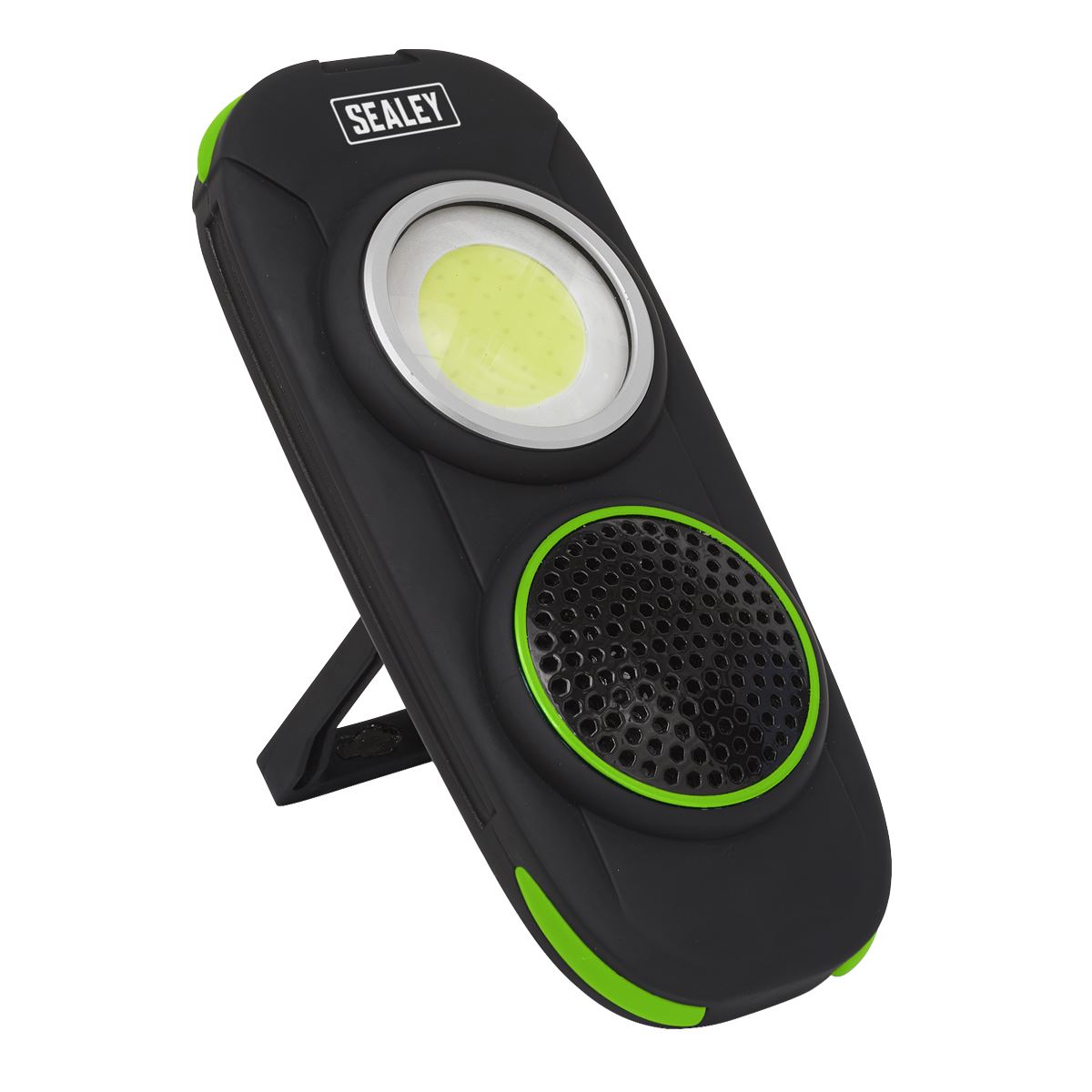 Sealey Rechargeable Torch with Wireless Speaker 10W COB LED 500 Lumens