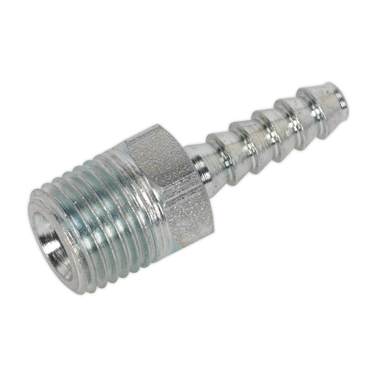 PCL Screwed Tailpiece Male 1/4"BSPT - 3/16" Hose Pack of 5