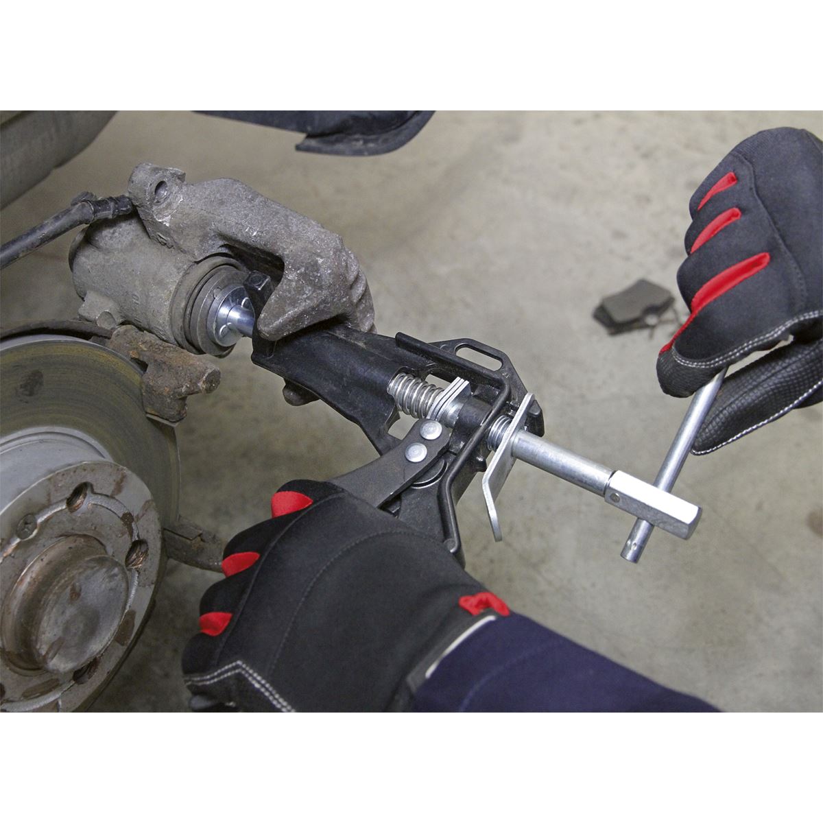Sealey Brake Piston Wind-Back Tool Kit 5pc