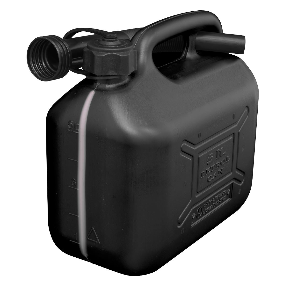 Sealey Fuel Can 5L - Black