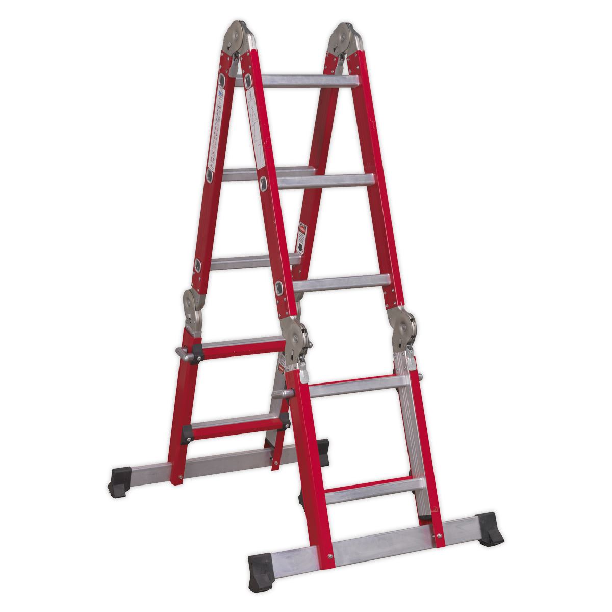 Sealey Aluminium Multipurpose Ladder EN 131 Adjustable Height