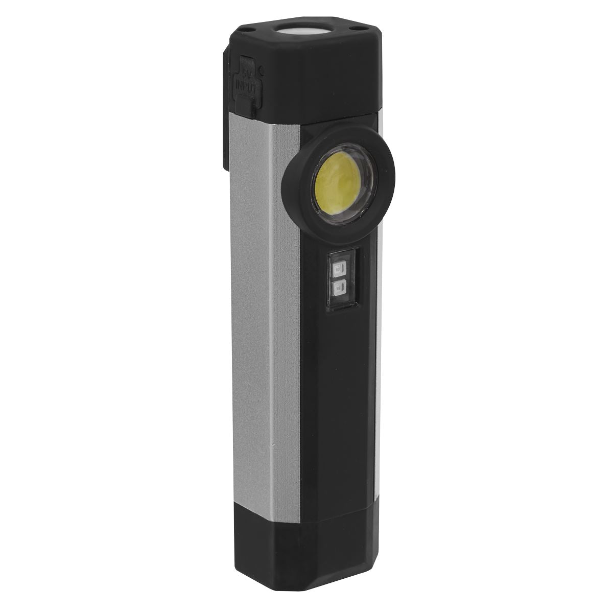 Sealey Rechargeable Aluminium Pocket Light with UV 3W COB + 1 SMD 220