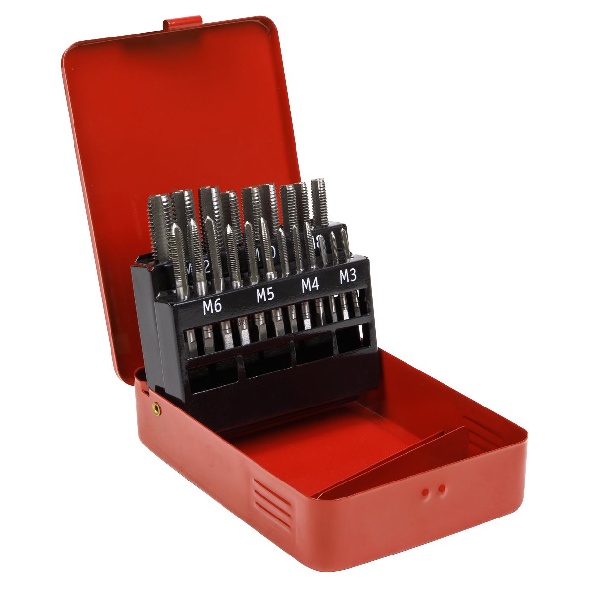 Sealey Tap Set 21 Piece Metric M3-M12 Taper Plug Bottom Taps