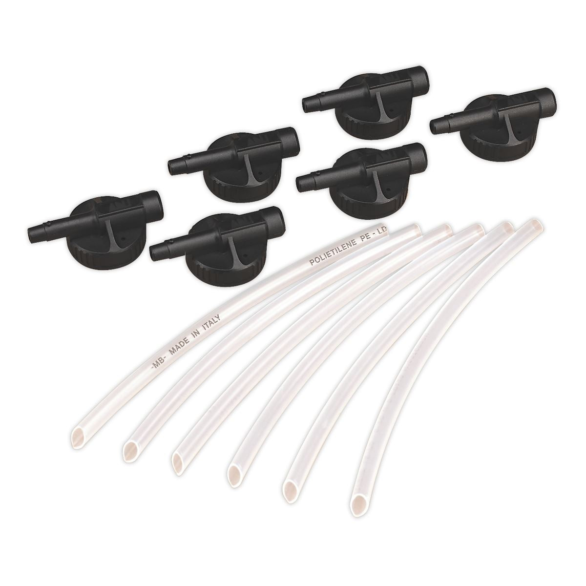 Sealey Disposable Heads & Tubes for SG14D Pack of 6