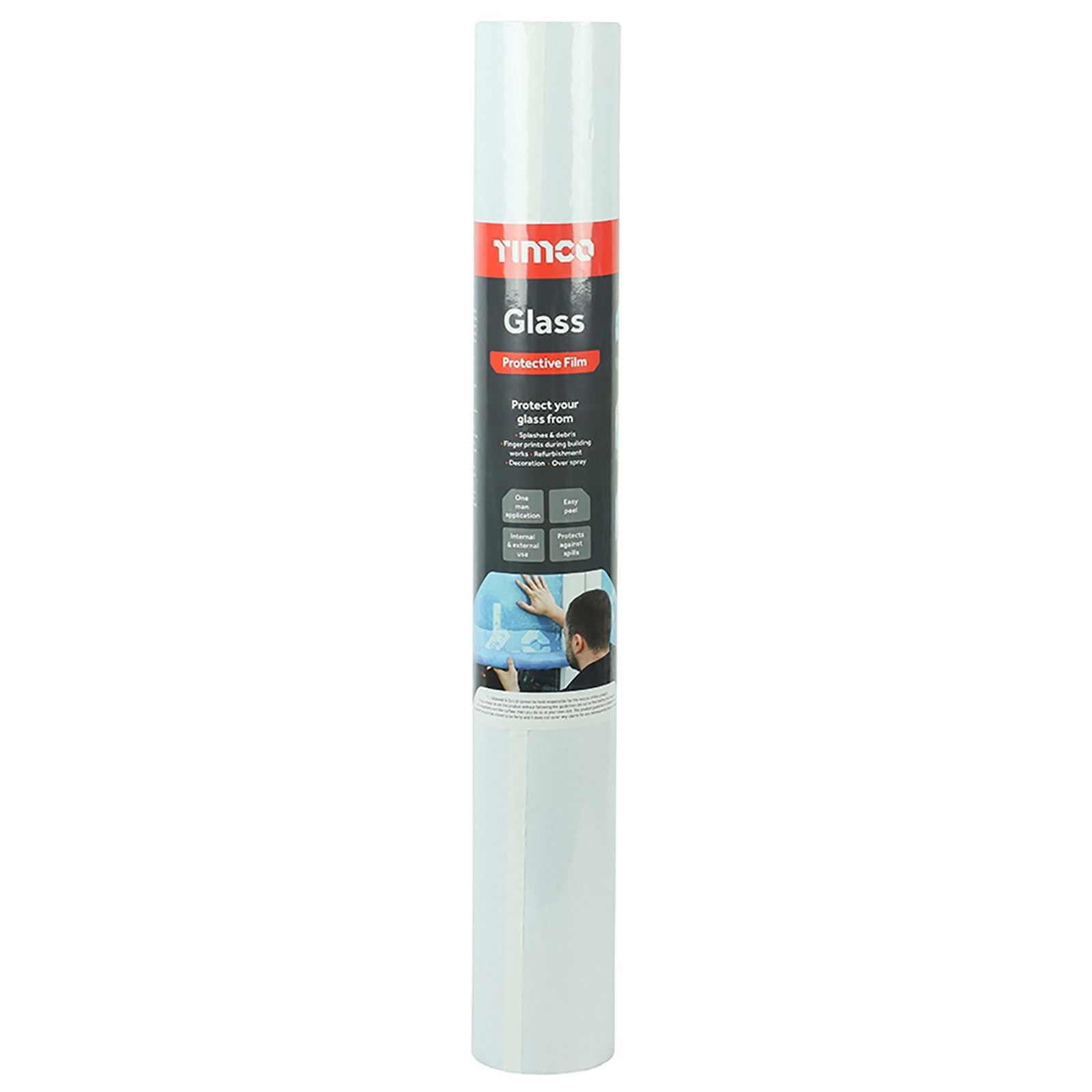 TIMCO Glass Protective Film 50m x 600mm Roll